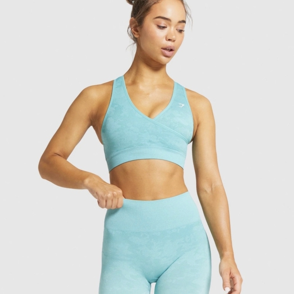Women's Teal Sports Bra